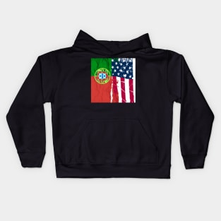 Portuguese in America Kids Hoodie